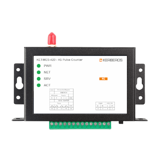 [KET-MES-420] Contaimpulsi con interfaccia ottico per contatore di energia elettrica